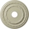 Ekena Millwork Dublin Ceiling Medallion (Fits Canopies up to 5 1/8"), 17 7/8"OD x 3 5/8"ID x 1 1/4"P, Clear Yellow CM17DUCYF - alternate 1